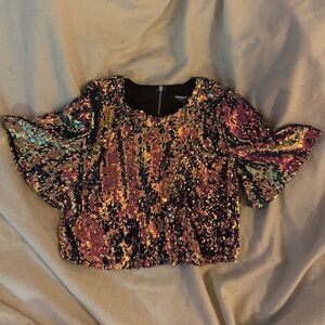 Hera Collection Sequin Top